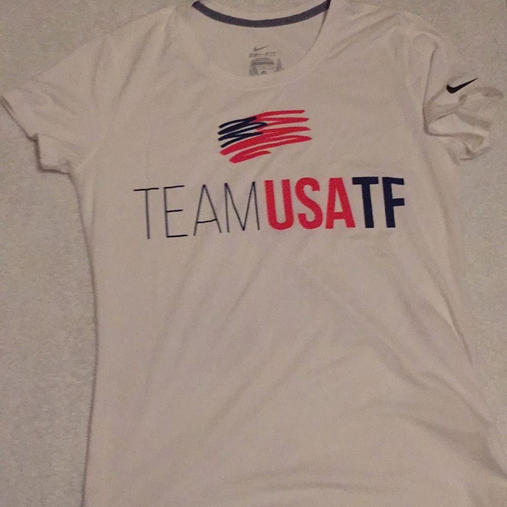 Nike dri fit team usatf athletic tee